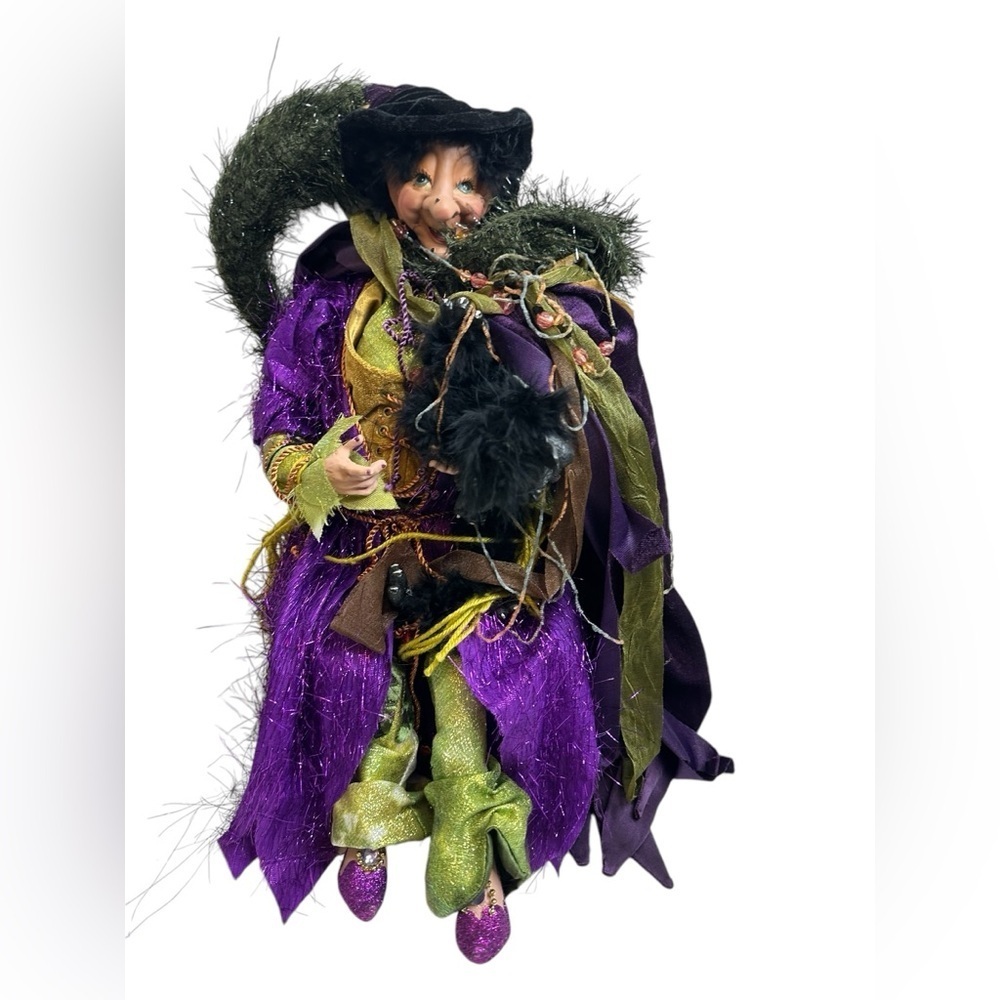 MARK ROBERTS 18 WITCH PURPLE GLITTER 18 ", NWT , it doesn’t have a box - Picture 3 of 16